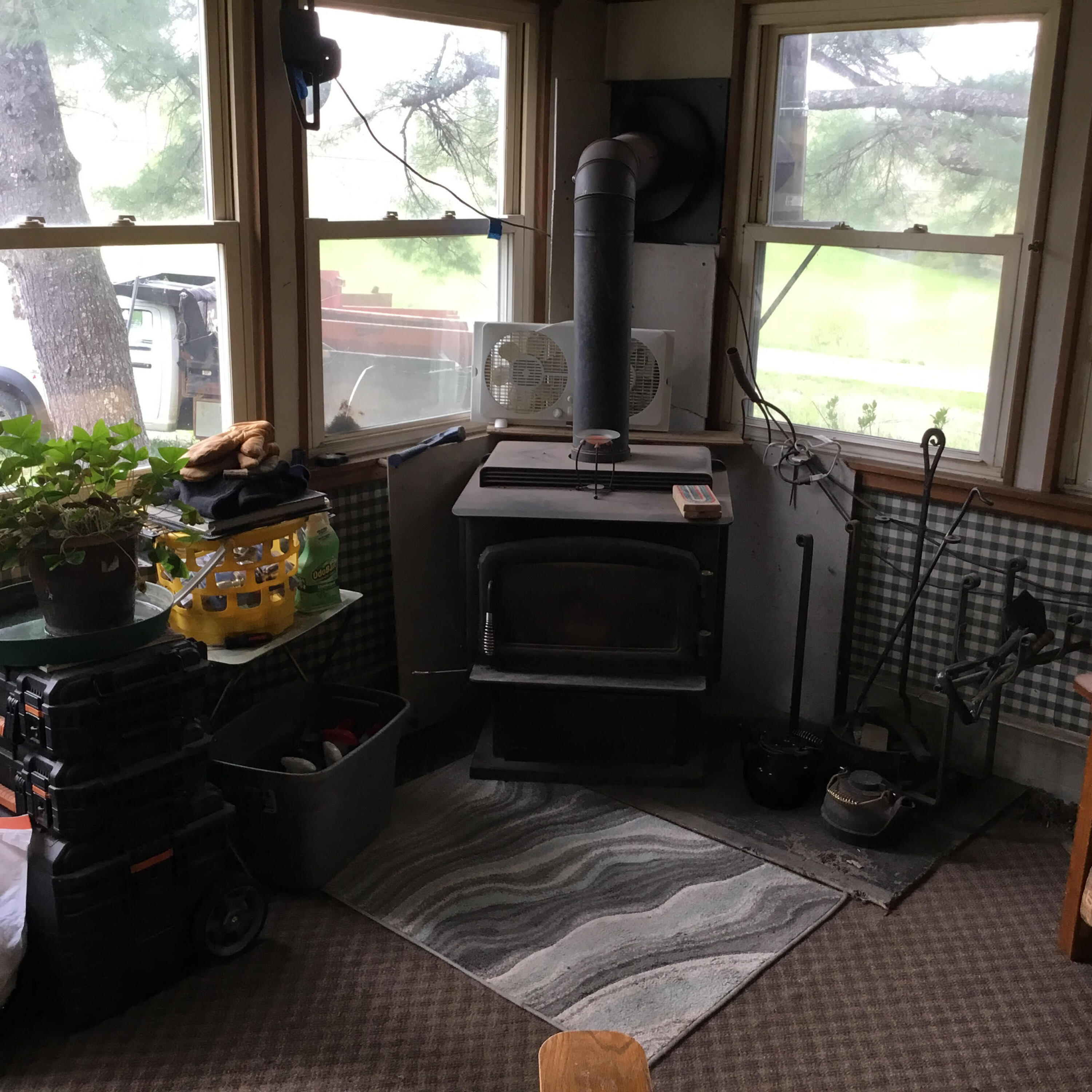 184 Myrick Road Troy, ME 04987 - Photo 6 of 12 Colleen photo woodstove