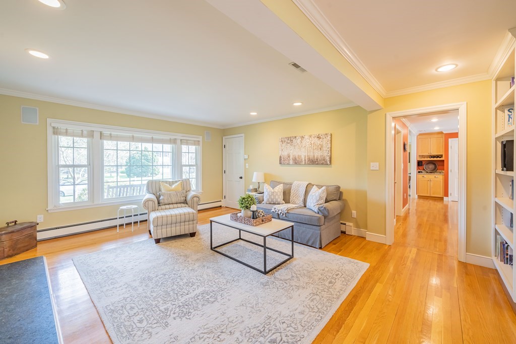 35 Saddle Club Road Lexington, MA 02420 - Photo 17 of 42 a living room with furniture rug and wooden floor
