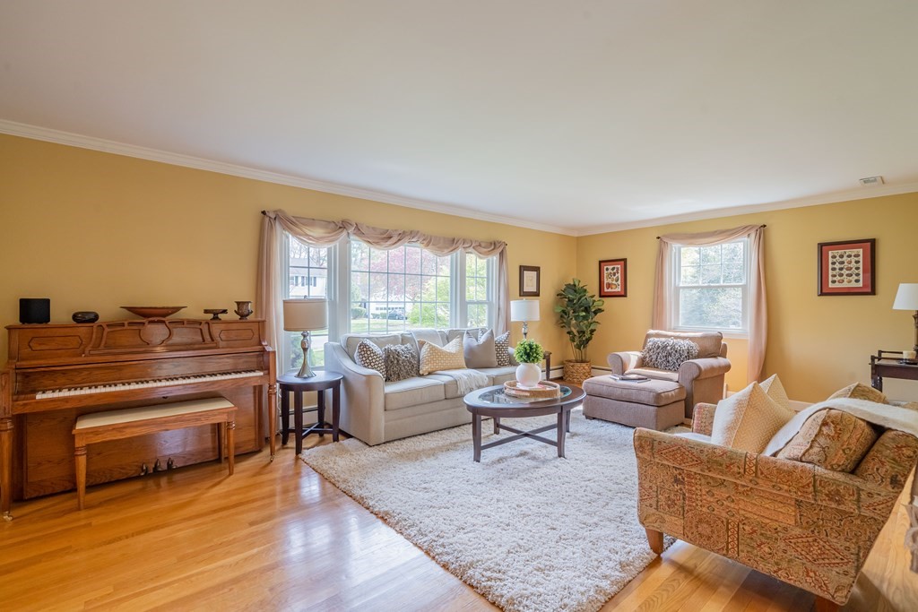 35 Saddle Club Road Lexington, MA 02420 - Photo 4 of 42 a living room with furniture and a wooden floor