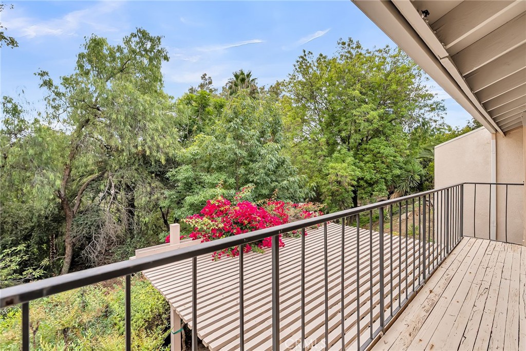 2252 El Capitan Drive Riverside, CA 92506 - Photo 32 of 51 a view of balcony with wooden floor