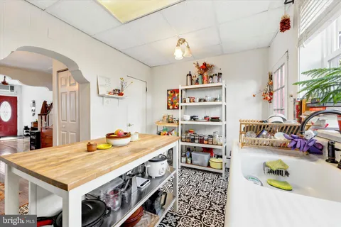a room with storage and utility