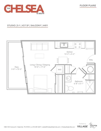 $319,900 | 1900 12th Avenue South, Unit 311, Nashville, TN 37203