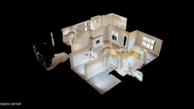 a view of an ocean and beach