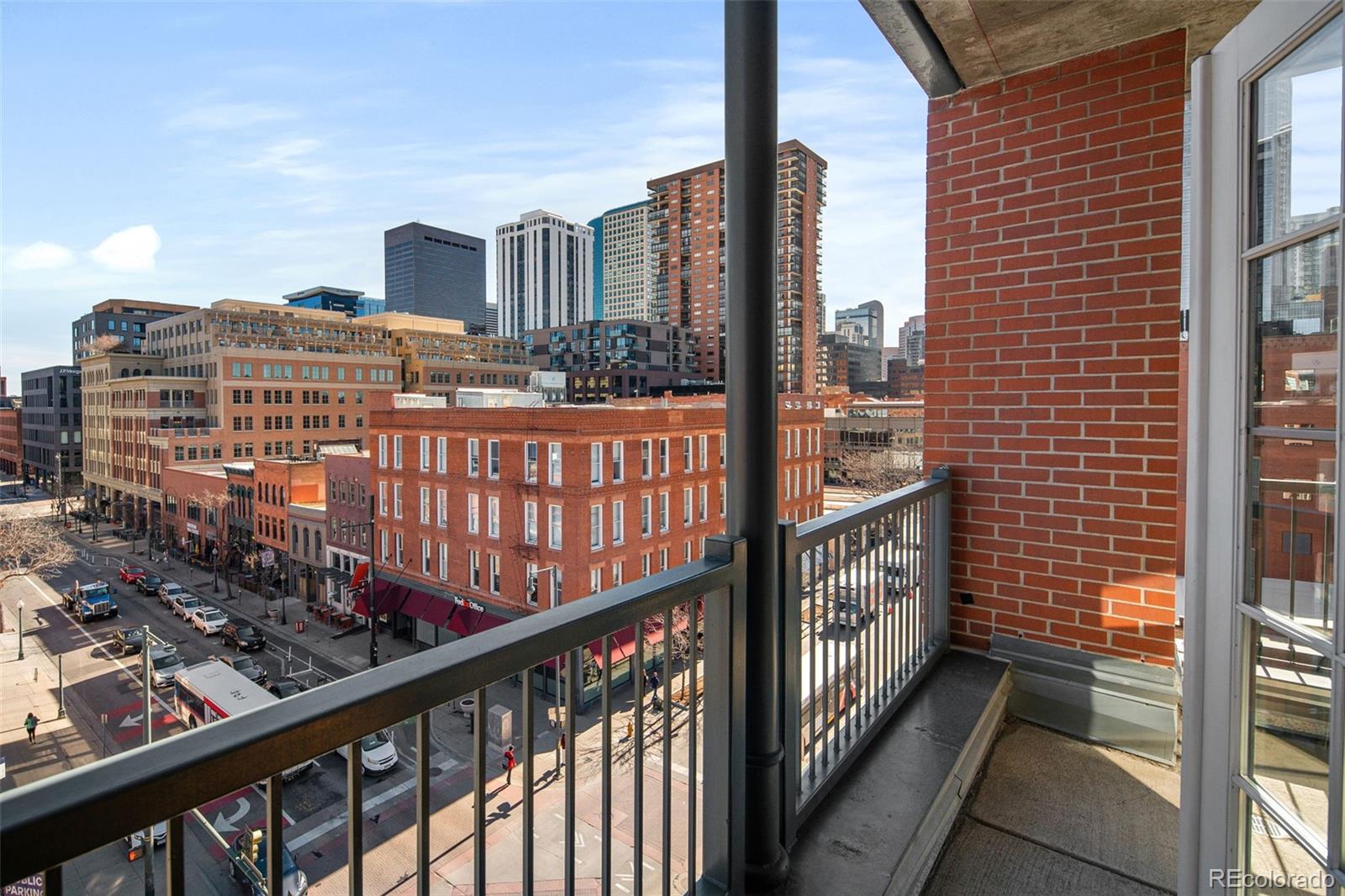 1499 Blake Street, Unit 6A Denver, CO 80202 - Photo 16 of 46 a balcony view with city view