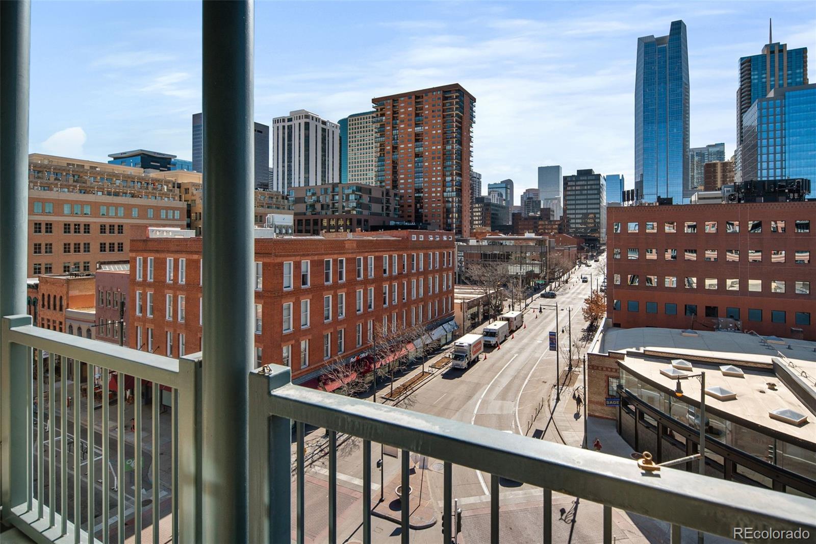 1499 Blake Street, Unit 6A Denver, CO 80202 - Photo 17 of 46 a view of buildings from a balcony