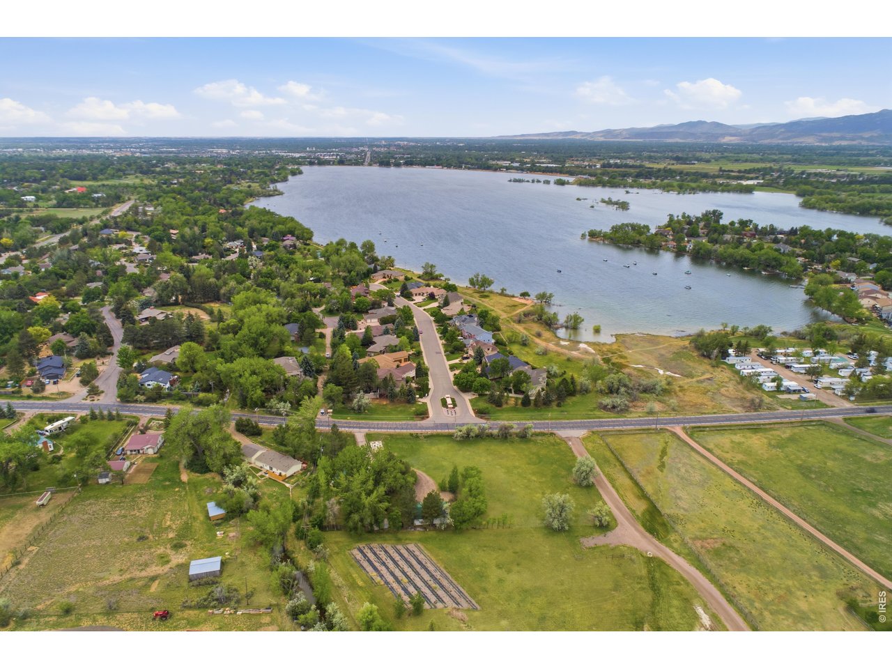 108 East Douglas Road Fort Collins, CO 80524 - Photo 38 of 38 Aerial view looking S