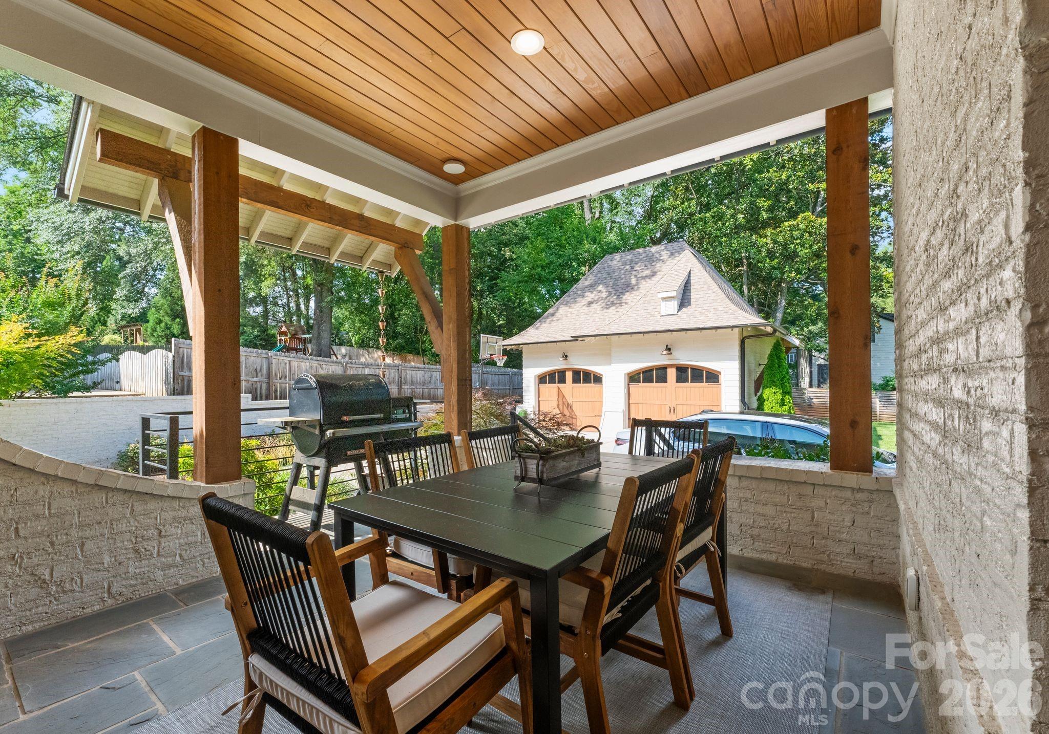 5625 Timber Lane Charlotte, NC 28270 - Photo 47 of 48 a view of an outside dining space with furniture