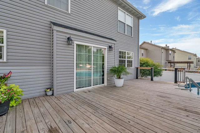 a view of a house with a deck
