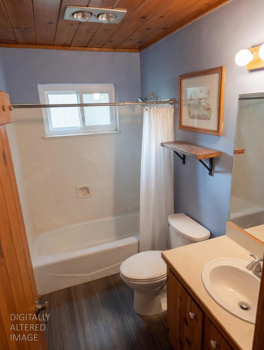 4850 8 Mile Road Camino, CA 95709 - Photo 11 of 30 a bathroom with a sink a toilet and shower