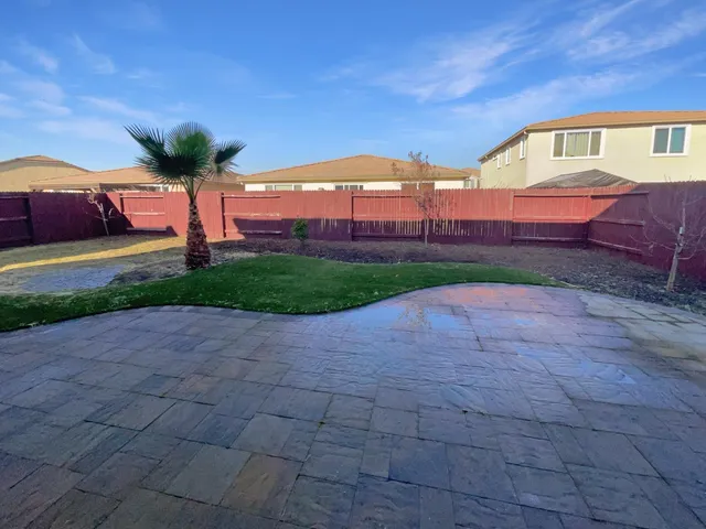a view of street with seating area