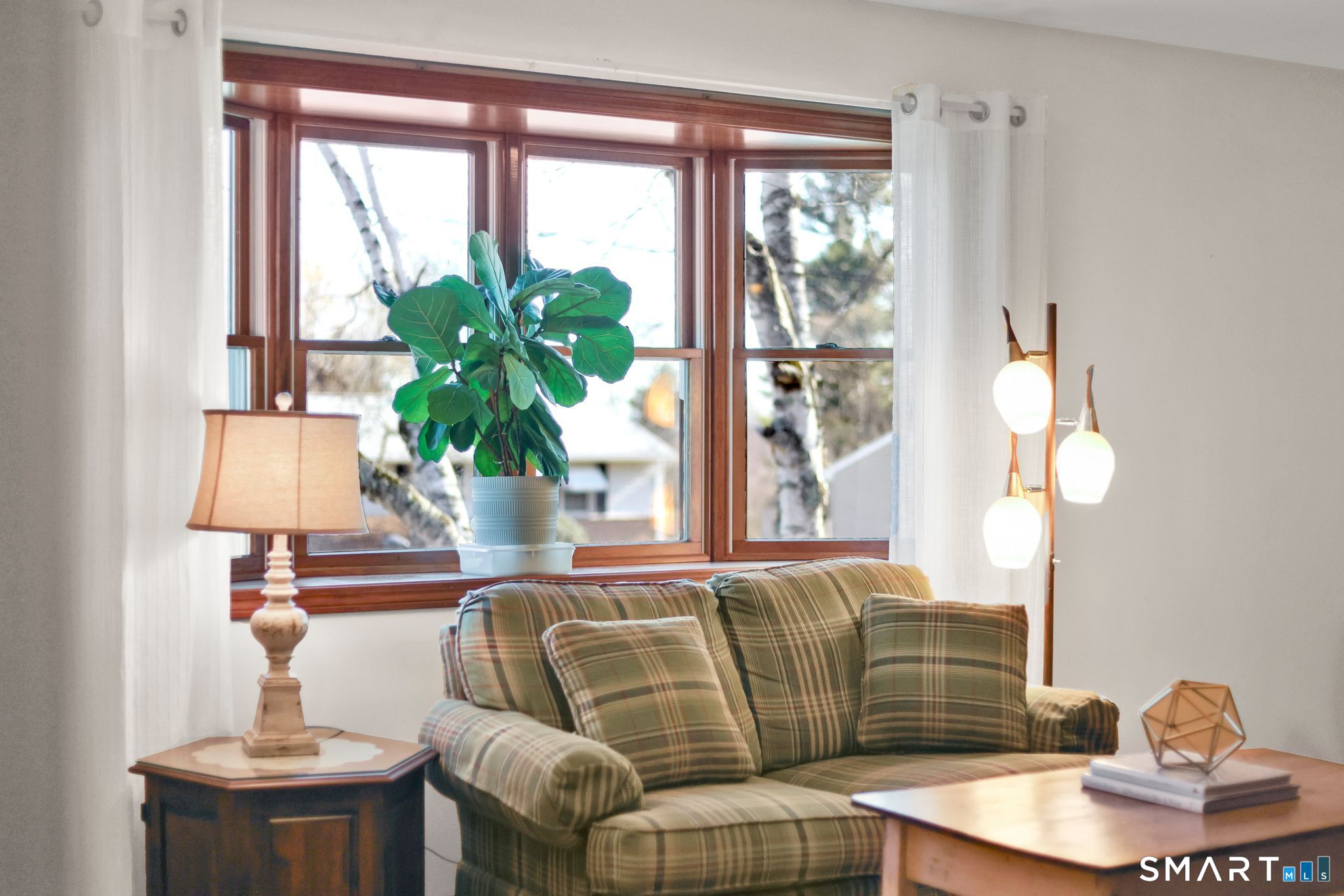 15 Johnson Road Wallingford, CT 06492 - Photo 23 of 37 a living room with furniture and a potted plant