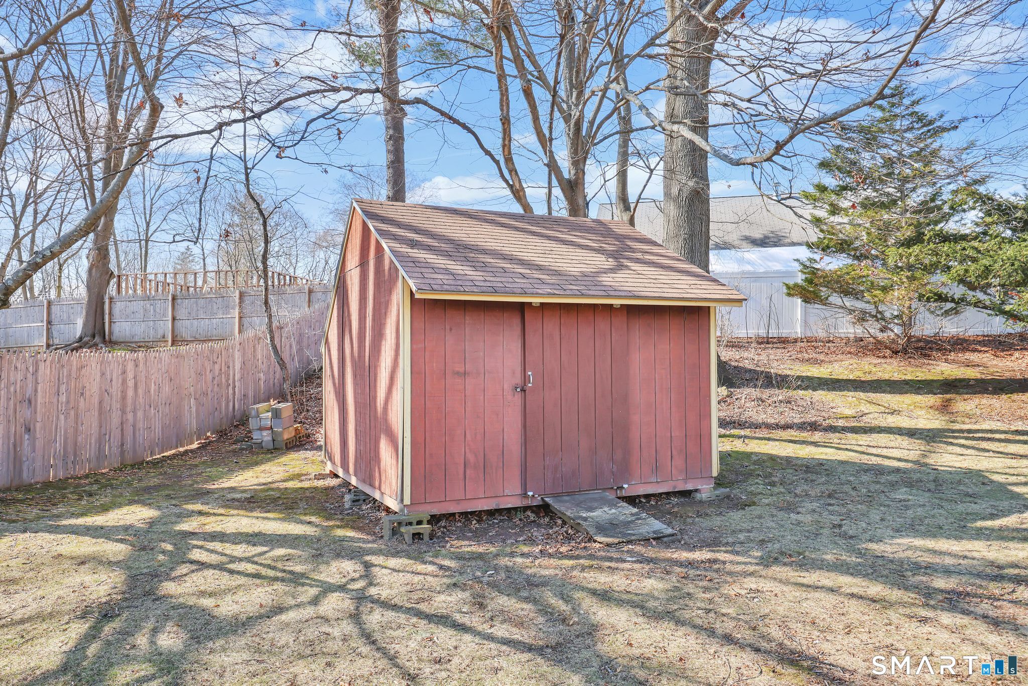 15 Johnson Road Wallingford, CT 06492 - Photo 34 of 37 a view of a backyard of the house