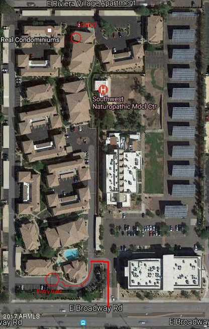 2134 East Broadway Road, Unit 1043 Tempe, AZ 85282 - Photo 26 of 30 Overhead view