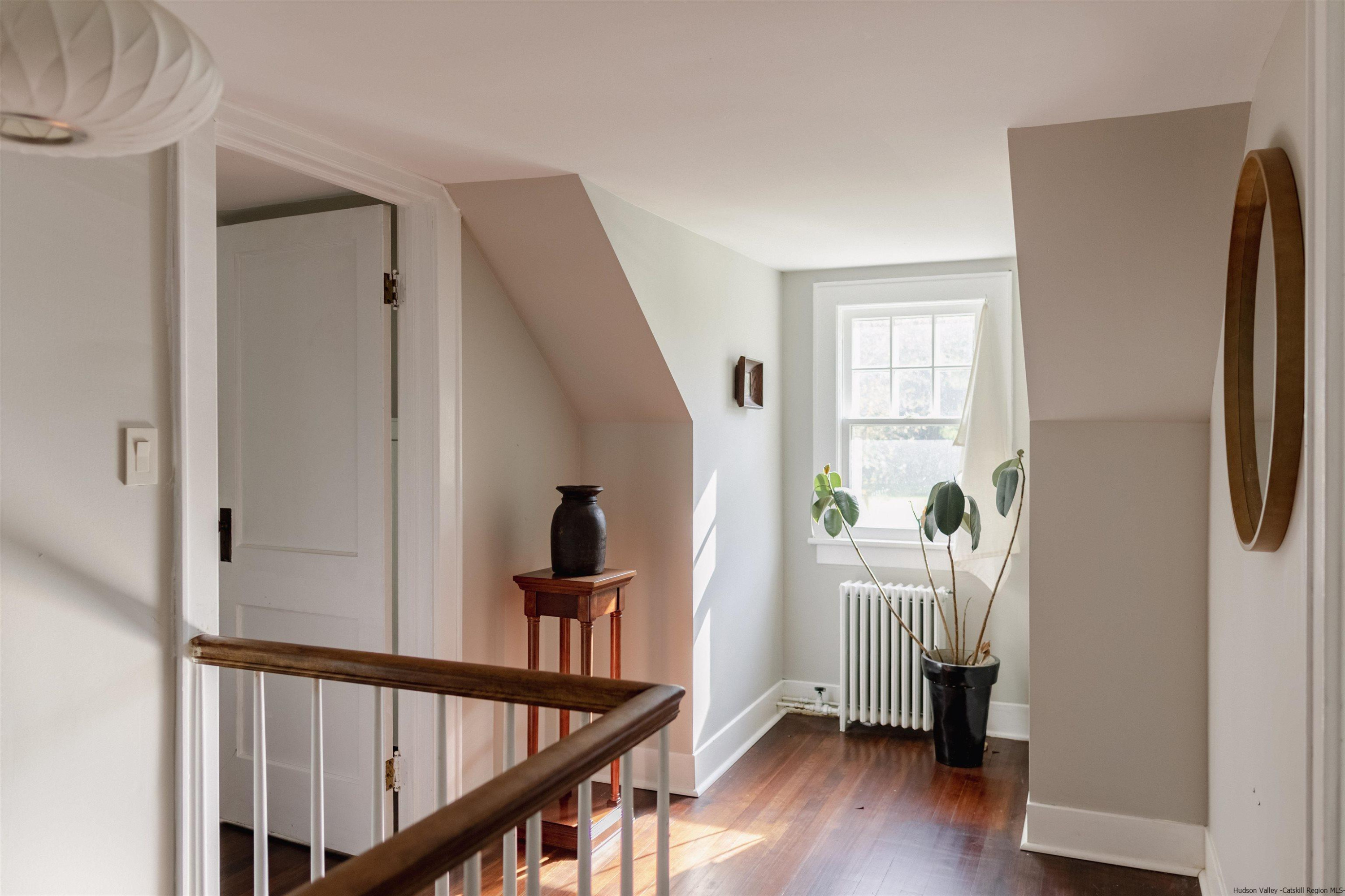 2814 County Road Cornwallville, NY 12418 - Photo 19 of 34 a view of entryway with wooden floor and stairs