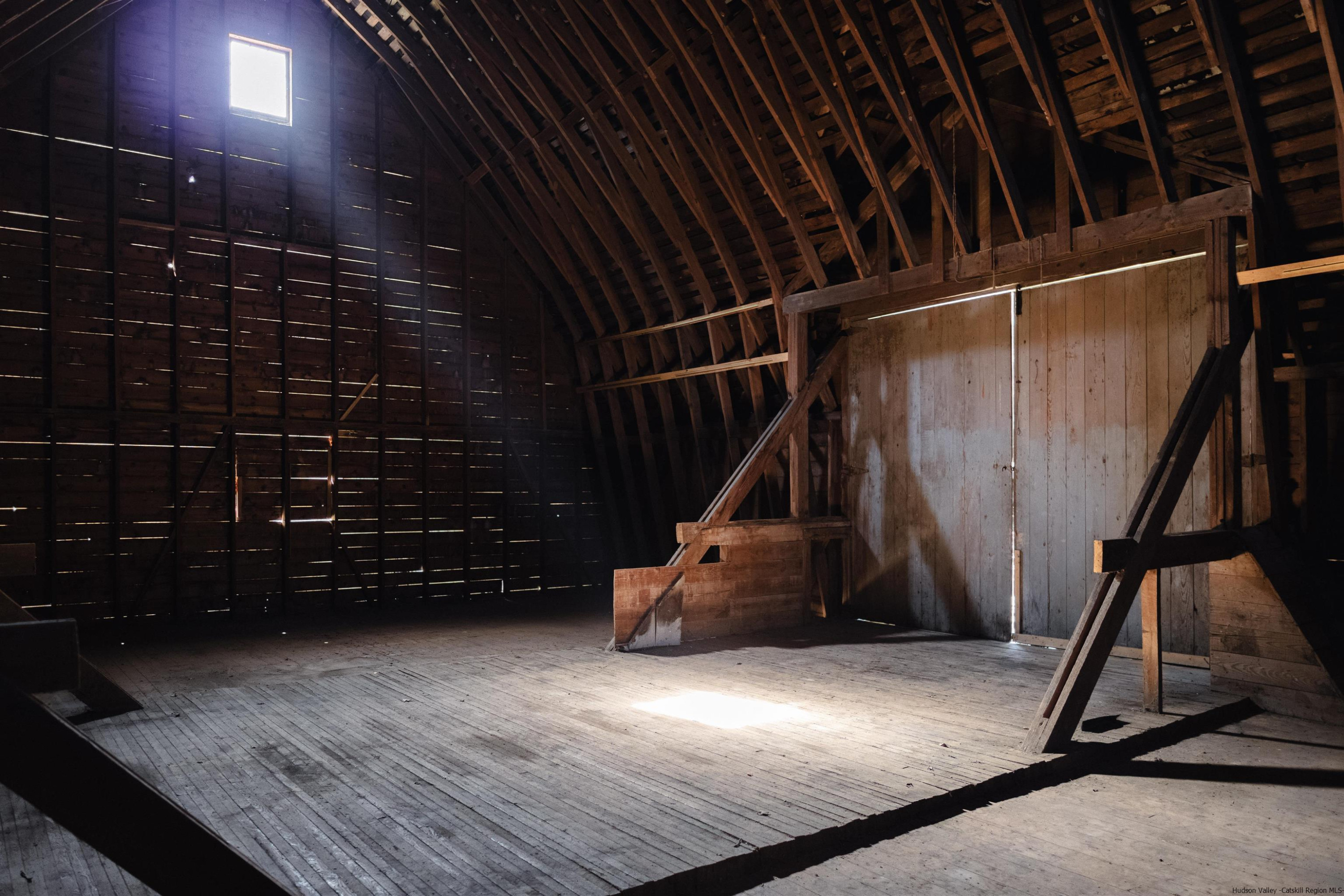 2814 County Road Cornwallville, NY 12418 - Photo 33 of 34 a view of wooden floor with stairs