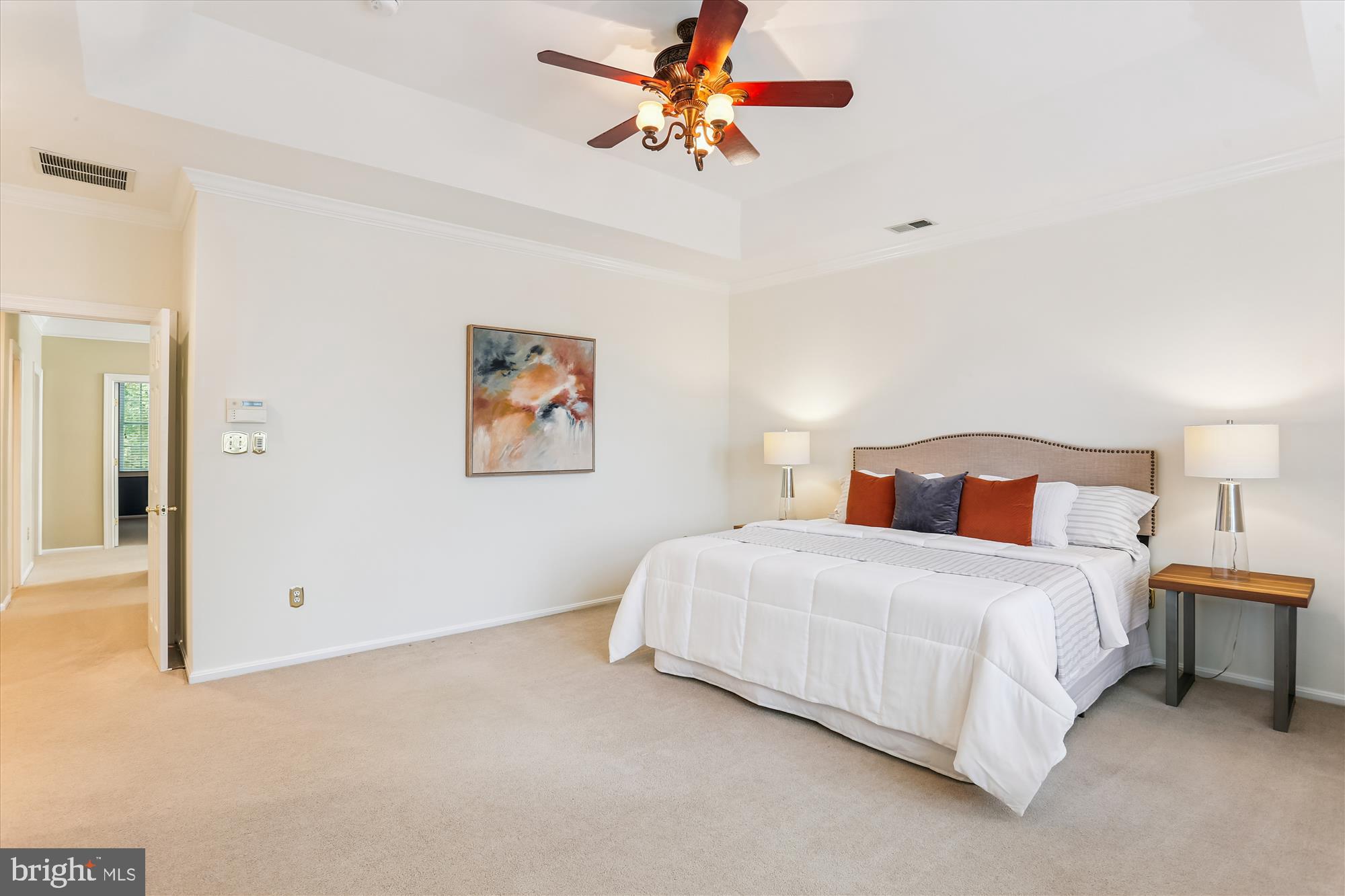 713 Bright Meadow Drive Gaithersburg, MD 20878 - Photo 23 of 54 Luxury primary suite w/ceiling fan