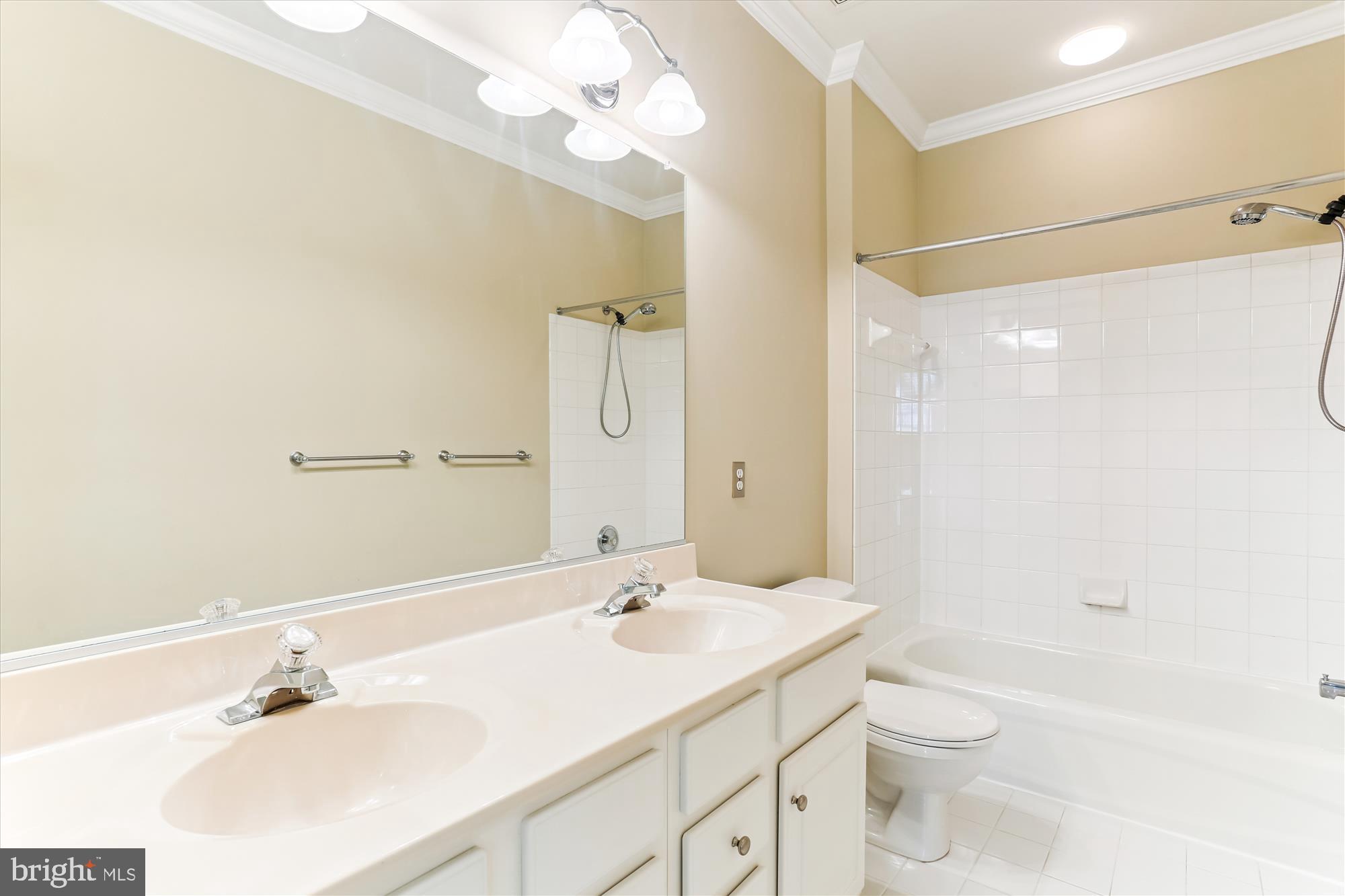 713 Bright Meadow Drive Gaithersburg, MD 20878 - Photo 35 of 54 Second full bath w/ two sink vanity