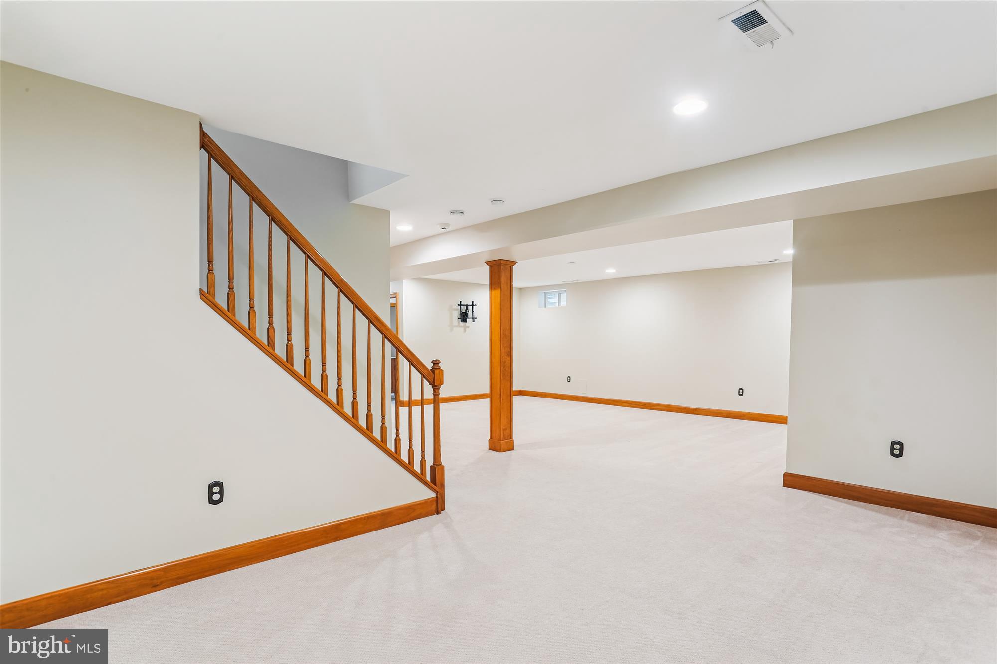 713 Bright Meadow Drive Gaithersburg, MD 20878 - Photo 36 of 54 a view of an empty room with stairs