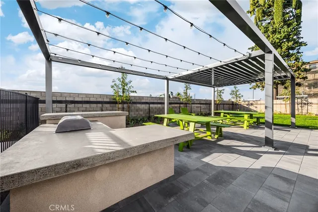 a front view of a building with glass windows