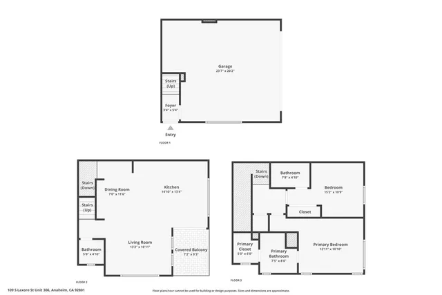 $769,990 | 109 South Laxore Street, Unit 306, Anaheim, CA 92804