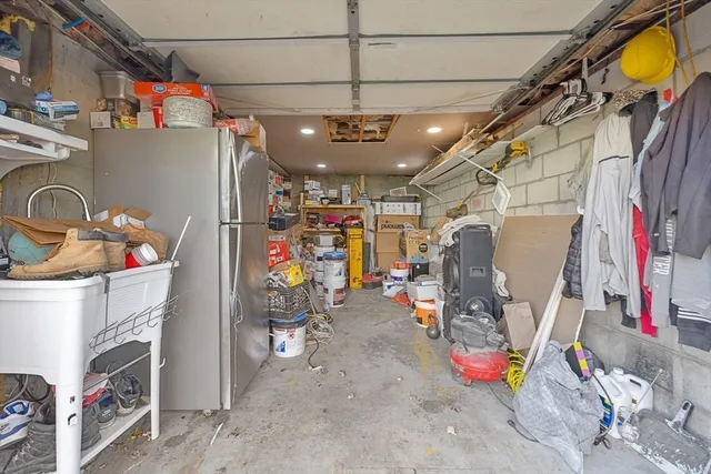 a view of storage and utility room