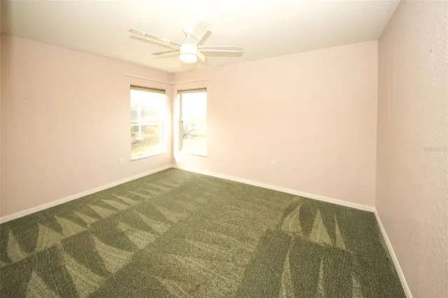 a view of a room with an empty space