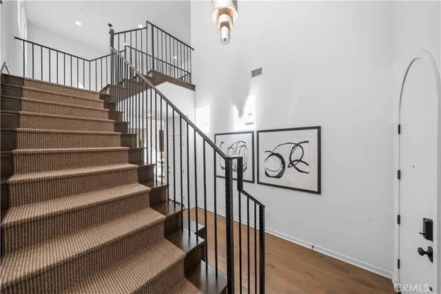 a view of a city from a balcony