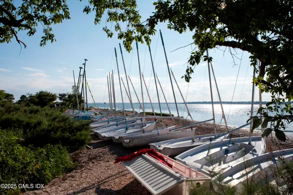 a view of outdoor space with seating area