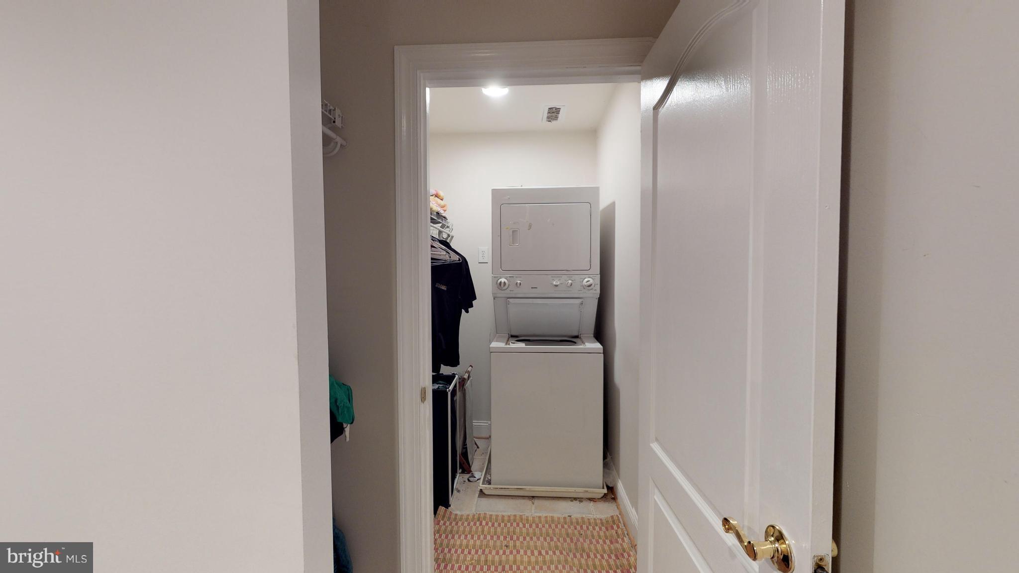 545 Brook Road Towson, MD 21286 - Photo 17 of 30 Stackable Washer/Dryer in Master Bedroom