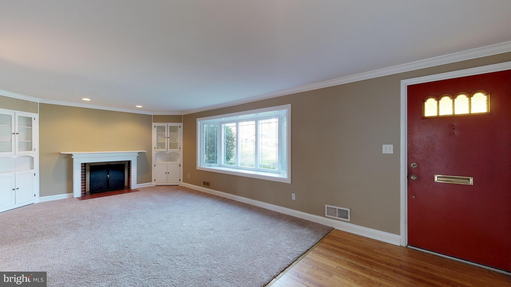 545 Brook Road Towson, MD 21286 - Photo 3 of 30 Wood Burning Fireplace in Living Room
