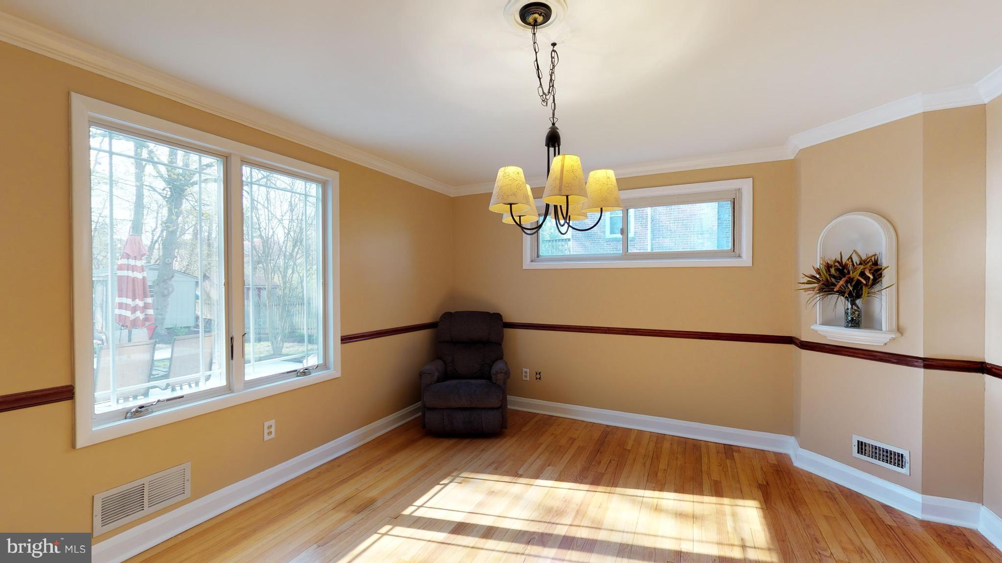 545 Brook Road Towson, MD 21286 - Photo 6 of 30 Dining Room with gleaming hardwoods
