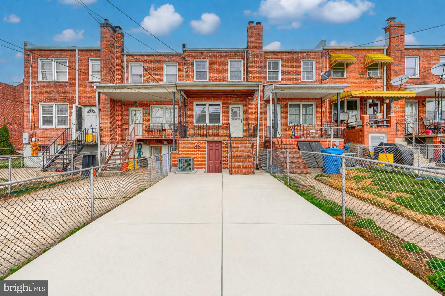 6905 Bank Street Baltimore, MD 21224 - Photo 17 of 17 Rear parking pad and back porch