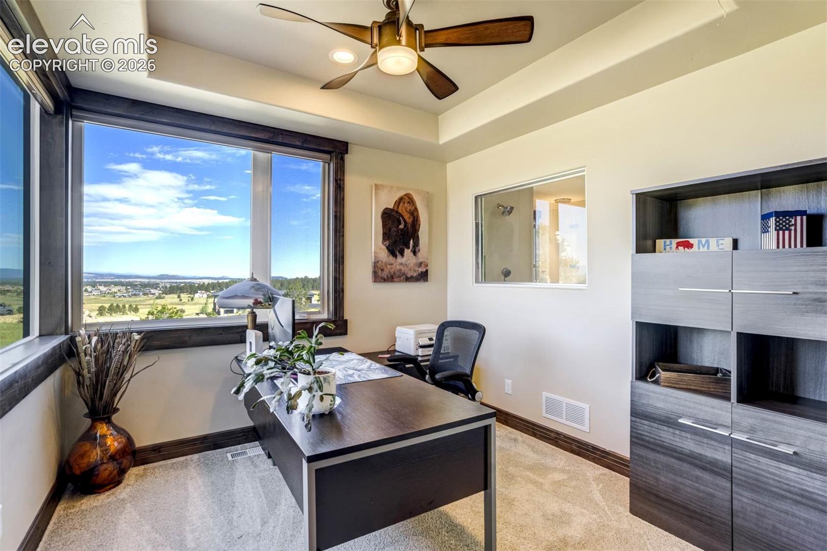 4695 Settlers Ranch Road Colorado Springs, CO 80908 - Photo 19 of 41 Home office adjacent to master suite