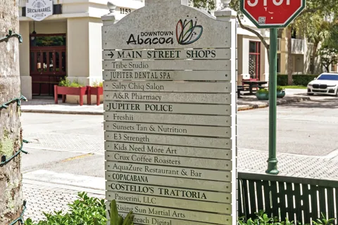 a view of a lake with a houses