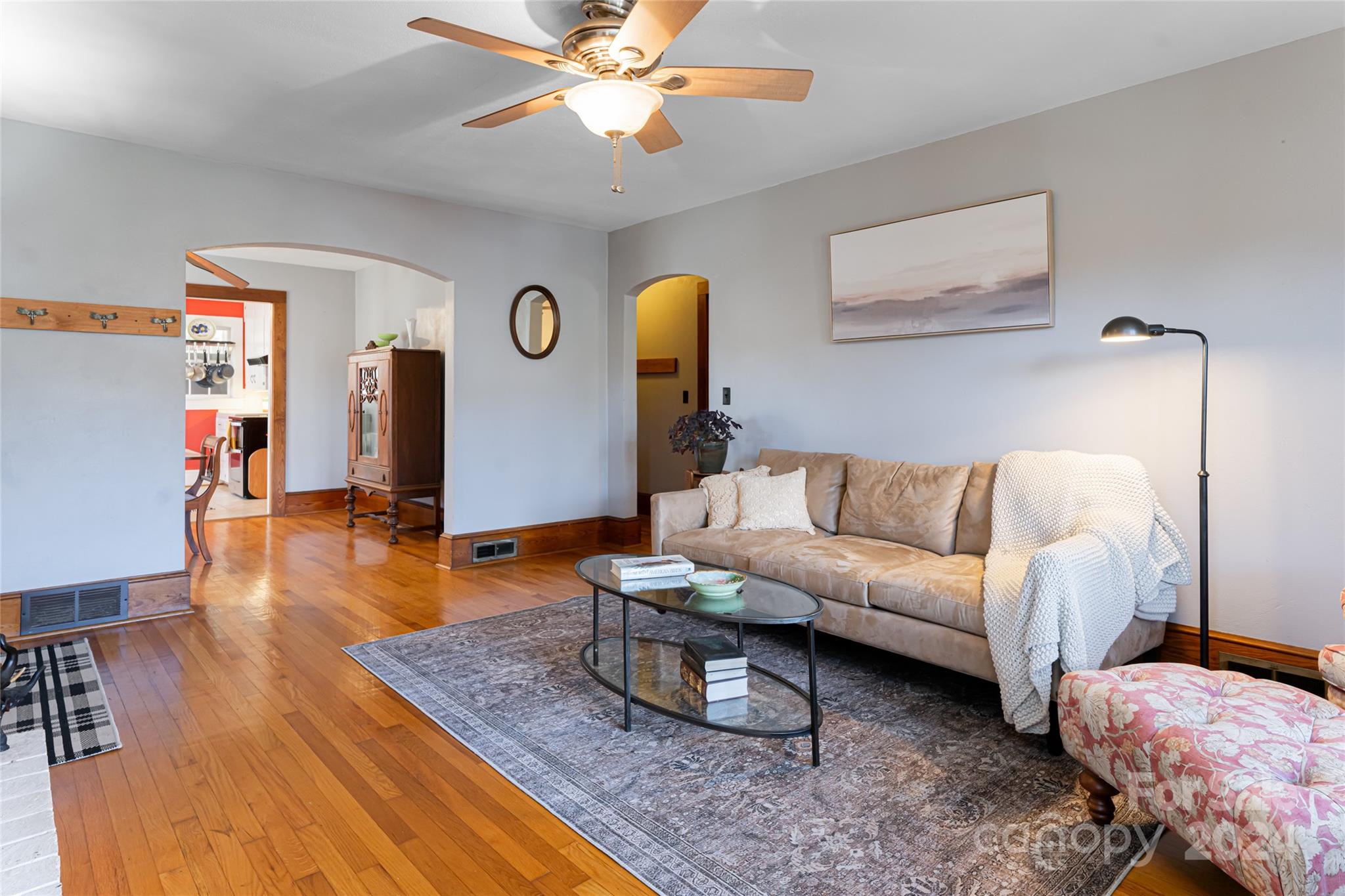 5074 Thickety Road Canton, NC 28716 - Photo 9 of 48 a living room with furniture and wooden floor