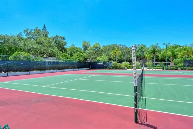 a view of a tennis court