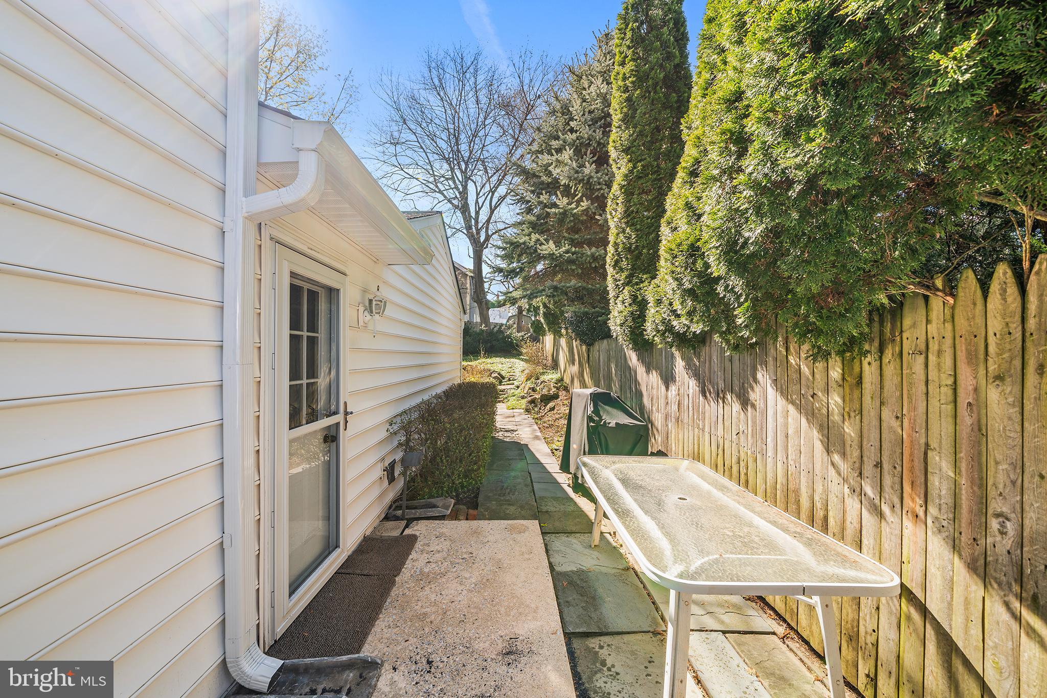 137 Barcladen Road Bryn Mawr, PA 19010 - Photo 33 of 36 Side entrance with large storage shed