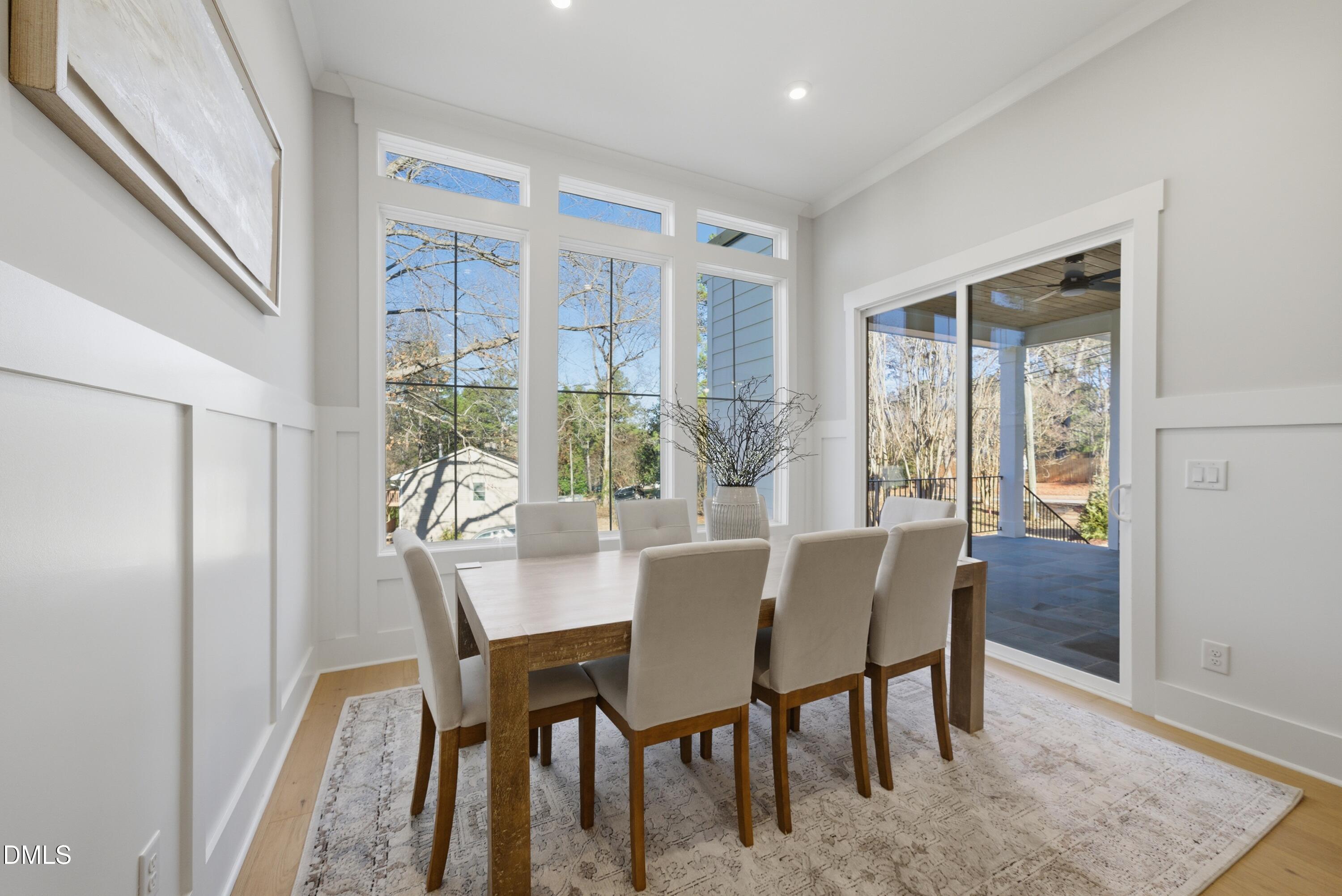 8729 Allison Road Cedar Grove, NC 27231 - Photo 28 of 63 a view of a dining room with furniture window and outside view
