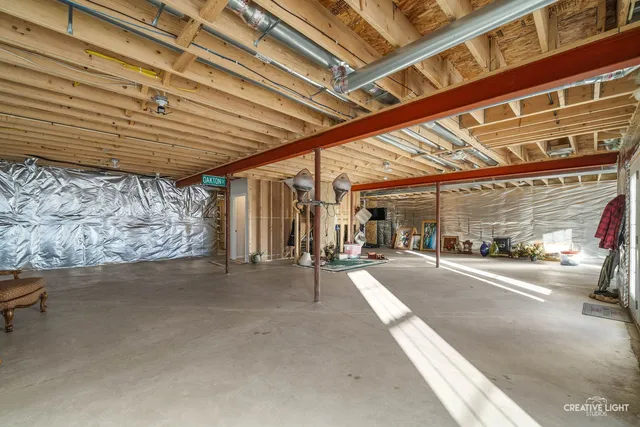 a view of residential houses with wooden fence
