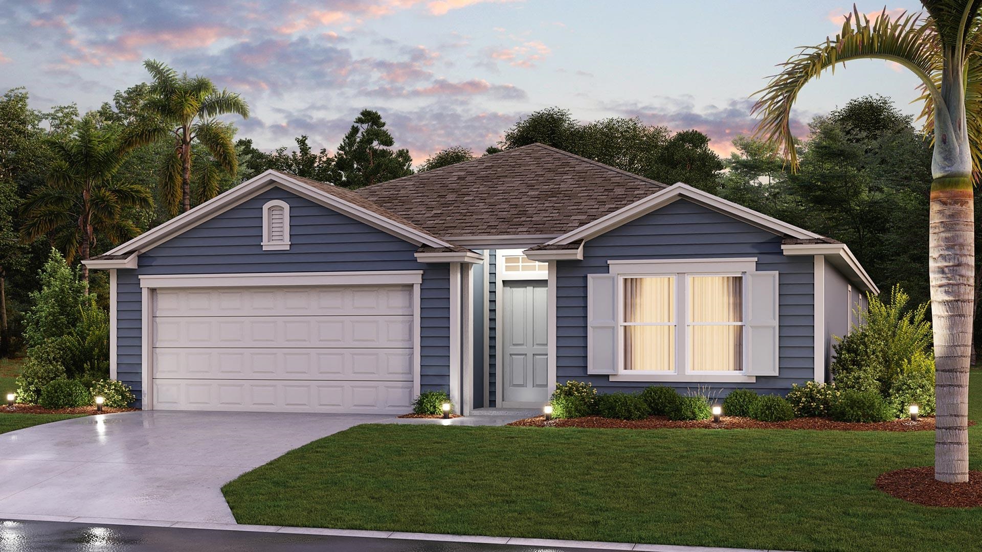 270 Falcon Ridge Road St. Augustine, FL 32084 - Photo 1 of 14 a front view of a house with a yard