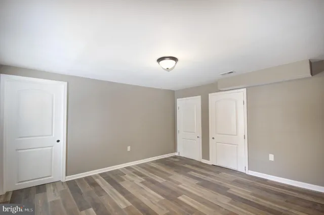 a view of an empty room