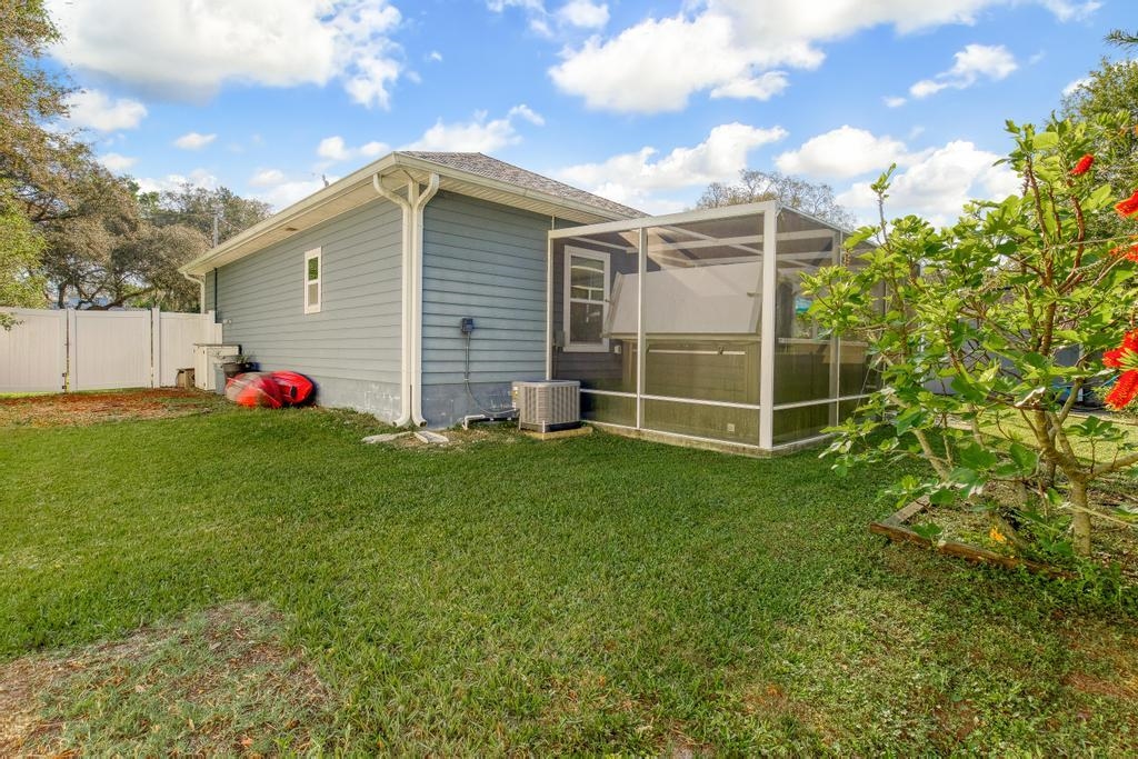 124 Dory Road St. Augustine, FL 32086 - Photo 35 of 39 a view of backyard with garden and entertaining space