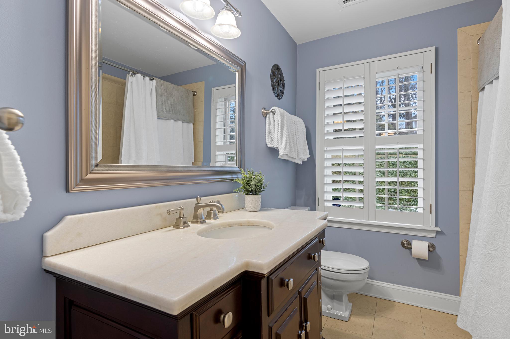 152 Hunters Lane Devon, PA 19333 - Photo 41 of 57 a bathroom with a sink a toilet and a window