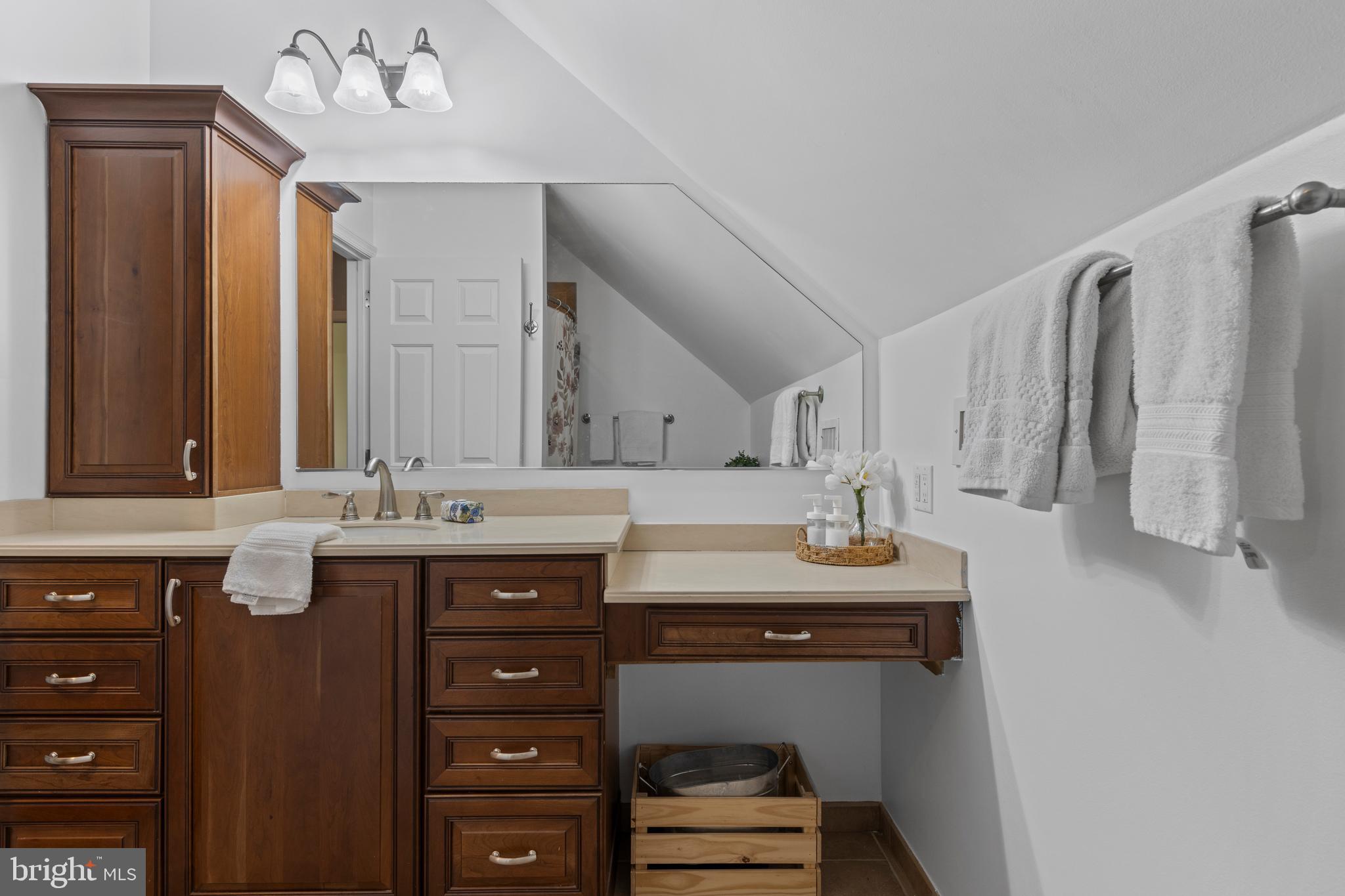 152 Hunters Lane Devon, PA 19333 - Photo 52 of 57 a bathroom with a sink and a mirror