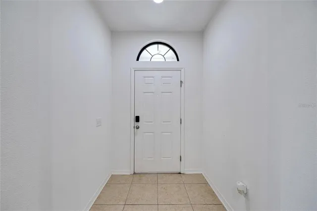 a view of an entryway door