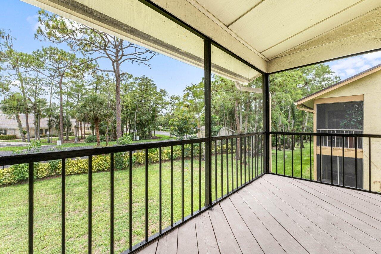 13105 Belhaven Court, Unit 15 Wellington, FL 33414 - Photo 12 of 27 Balcony view