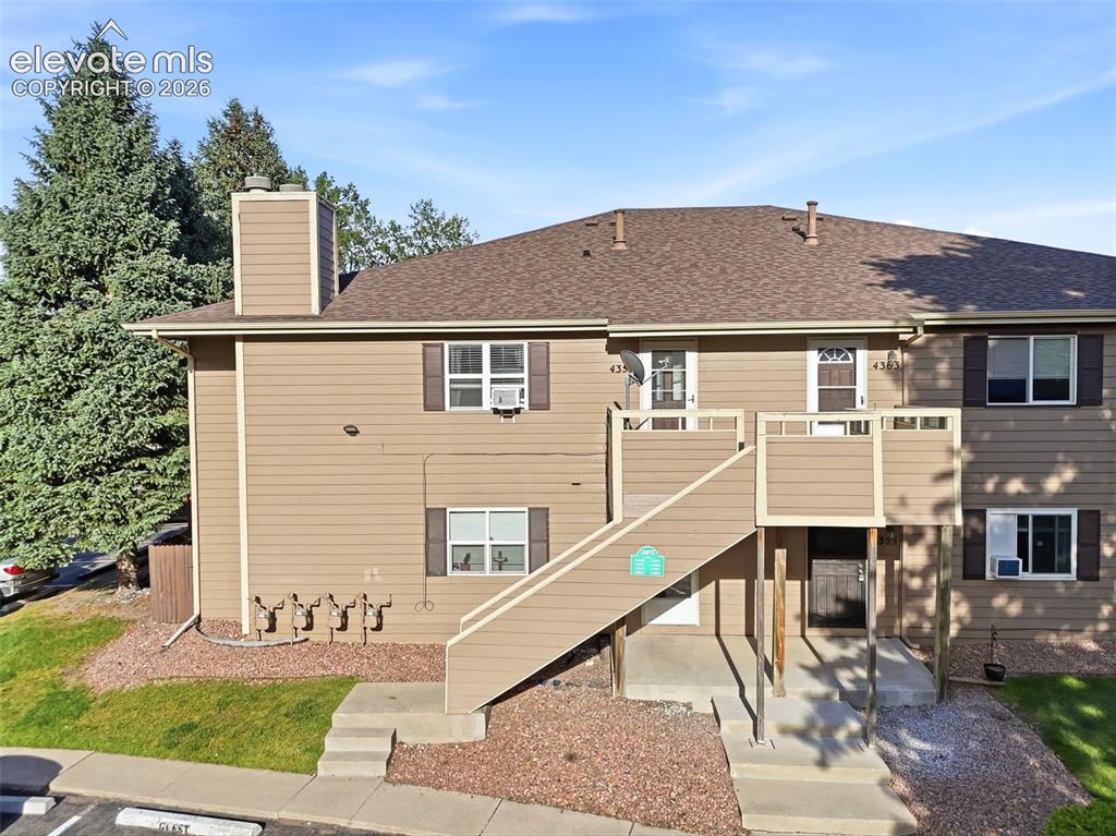 4357 Hunting Meadows Circle Colorado Springs, CO 80916 - Photo 17 of 20 a house view with a outdoor space