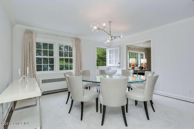110 Meadow Road Riverside, CT 06878 - Photo 9 of 38 a view of a dining room with furniture window and outside view
