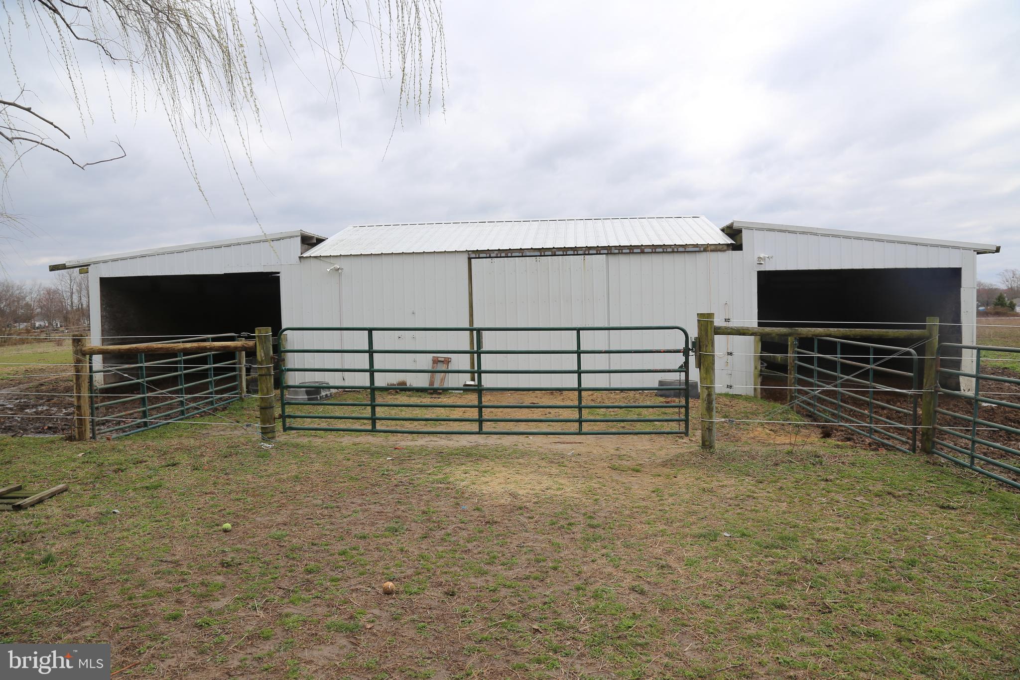 16873 Henderson Road Henderson, MD 21640 - Photo 40 of 45 Main Barn with corral area