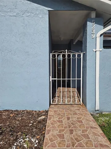 a view of front door